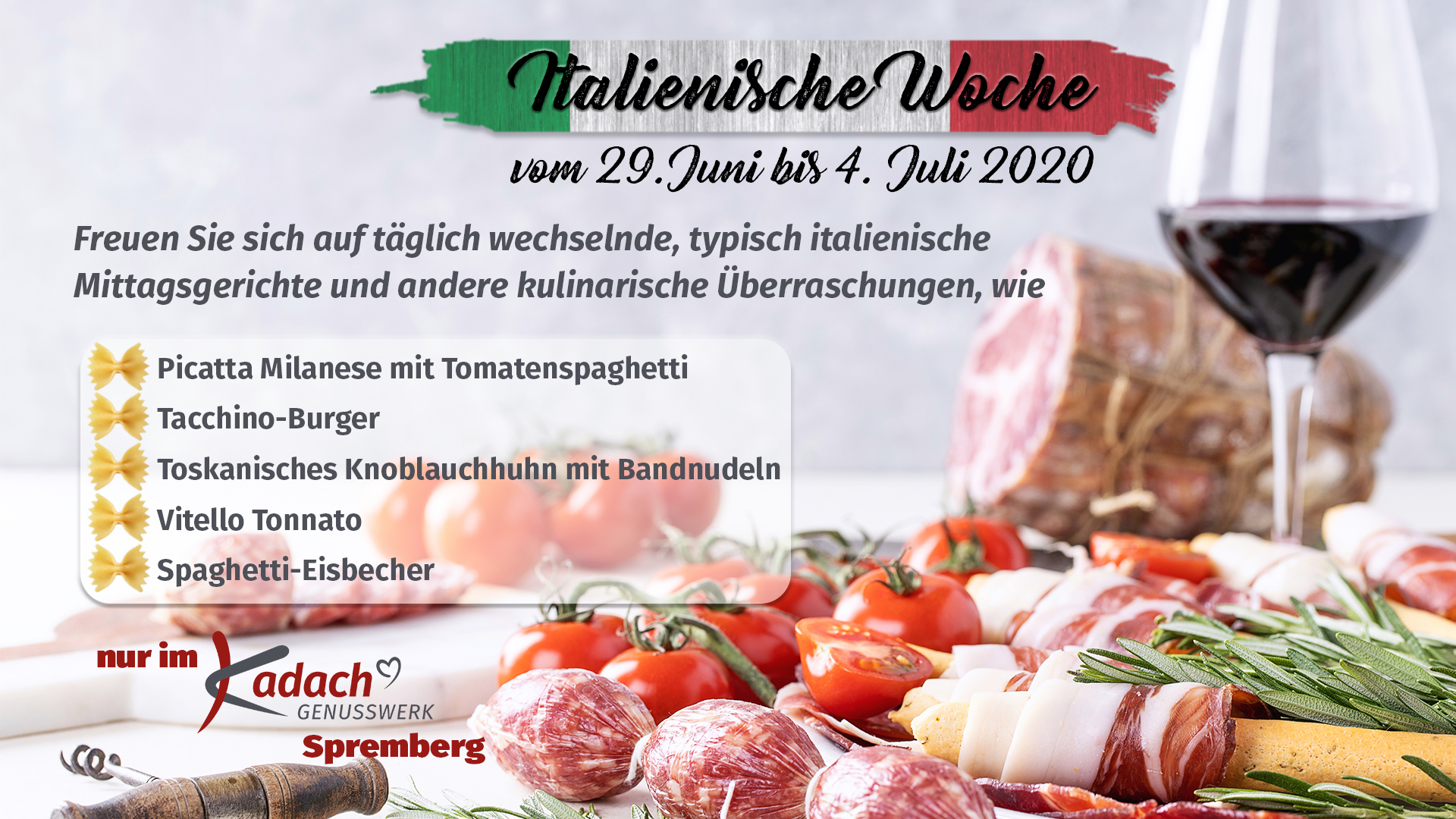 italienische Woche Fleischerei Kadach